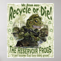 Reservoir Frogs Spara Planet Earth Mascots