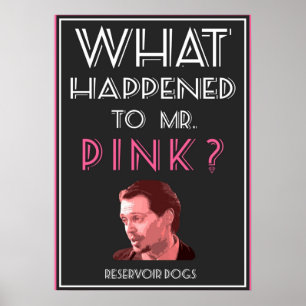 Reservoir Hundar, Rosa Poster