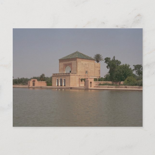 Reservoir, Marrakech, Marocko, Afrika Vykort (Framsida)