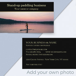 Reservpaddling SUP tränare Visitkort