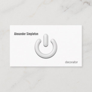 Reservsymbol Visitkort