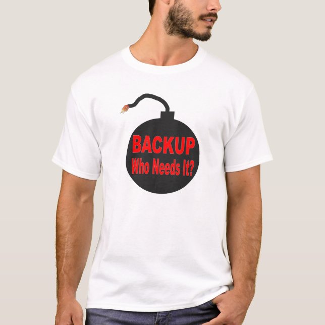 RESERVWHO-BEHOV DET skjorta för techs. T-shirt (Framsida)