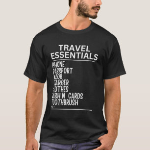 Resesessionssäsong, underliga Essentials glömmer i T Shirt