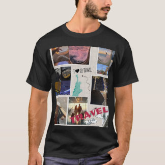 Reseskölden Collage T-Shirt – Äventyr & Vandr