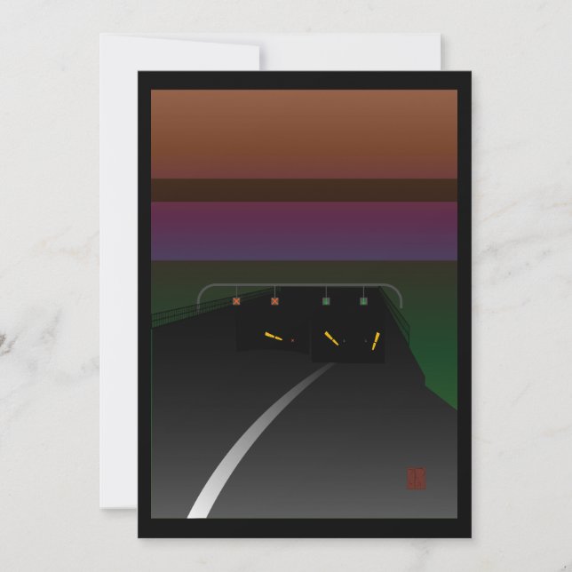 Reseskort Inbjudningar (Framsida)