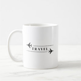 Reseskorta T-Shirt Kaffemugg