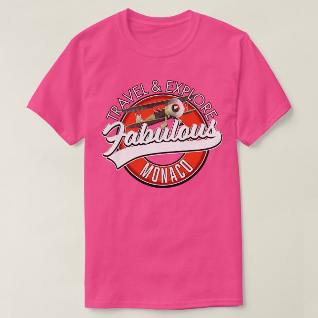 Resestudik, fantastisk Monaco T Shirt (Design framsida)