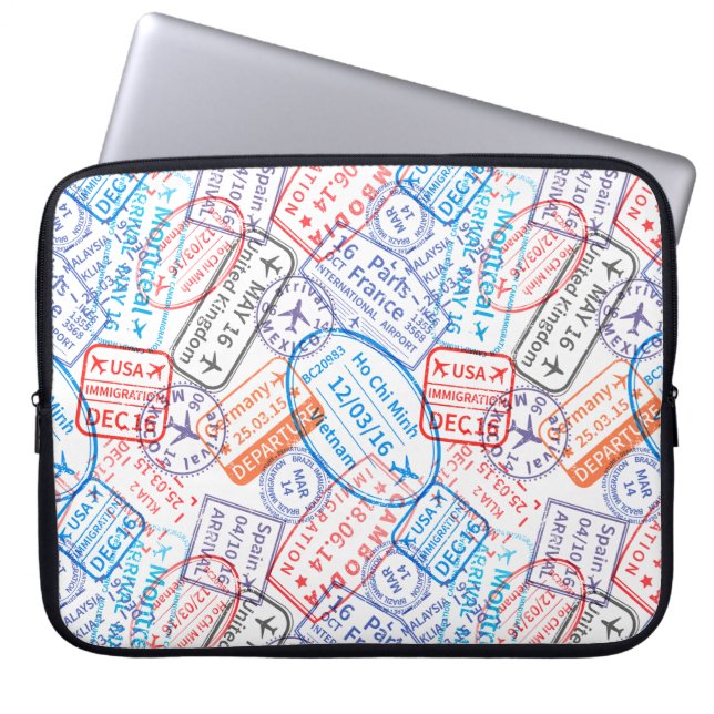 Resesymbol Laptop Fodral (Framsidan)