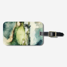 Resetagg för golfbanor med konstgjord vattenfärg