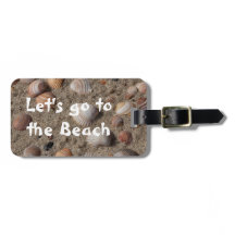 Resetagg för personlig på sommarstrand