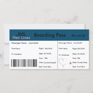 Resetecken för gravidens meddelandekort tack kort