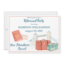 Resetema för pension Party  