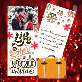 Resetema - Fotoport för julfotkort - Helgdag Julkort