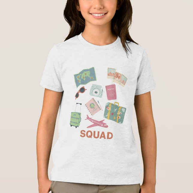 Resetorgrafik - Cute Vacation Essentials T Shirt (Framsida)