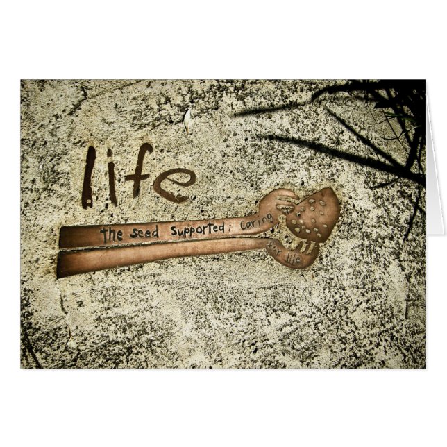 Resevisioner | Visdom Ord Card Hälsningskort (Framsidan Horizontal)