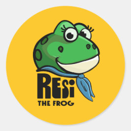 Resi Grodan Runt Klistermärke
