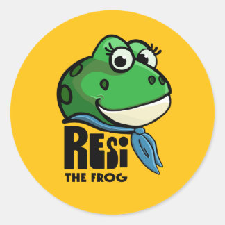 Resi Grodan Runt Klistermärke