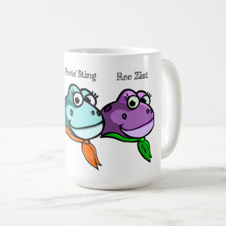Resi, Prote & Ree Frogs Together Strong Kaffemugg