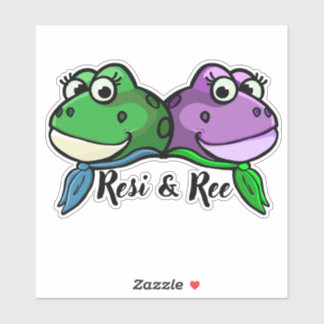 Resi & Ree - Together & Strong Klistermärken