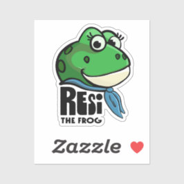 Resi the Frog Klistermärken
