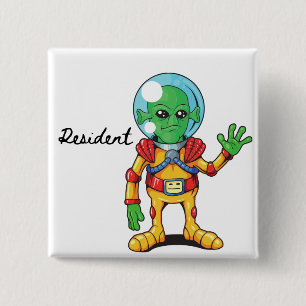 Resident Alien pin Knapp