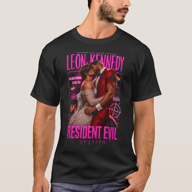 Resident Dark Hero Parning Konst 17 | Basic Dark T Shirt (Framsida)