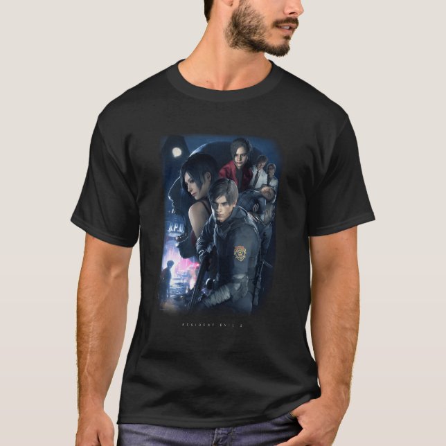 Resident Evil 2 T Shirt (Framsida)