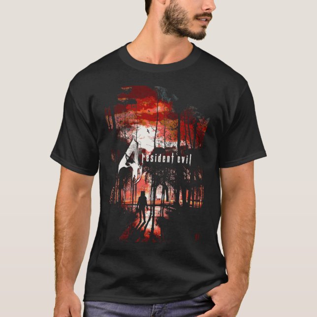 Resident Evil family girl funny T Shirt (Framsida)