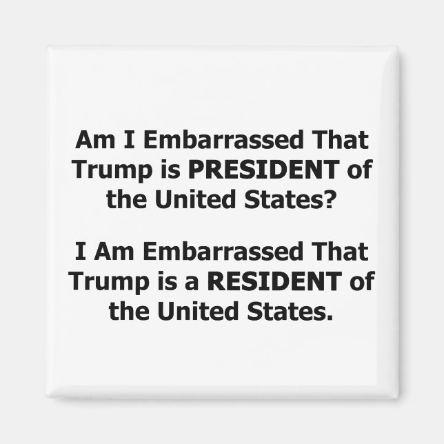 Resident Trump Magnet (Framsidan)