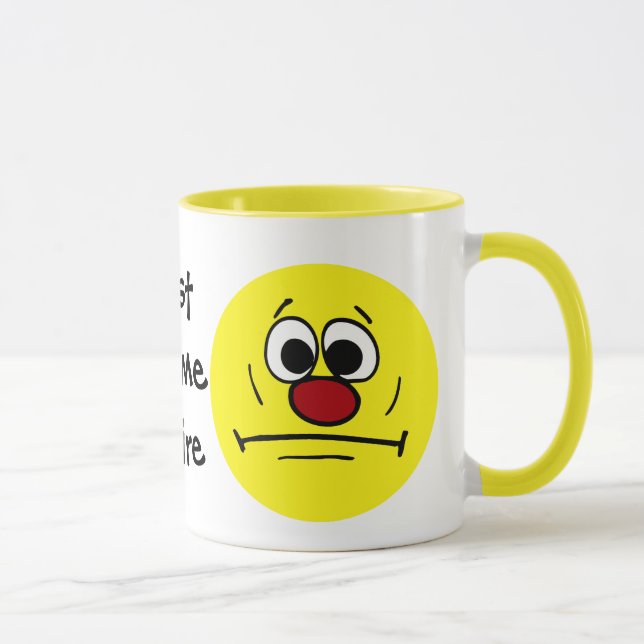 Resignerat ansikte Grumpey Mugg (Höger)