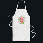 Resilience & Bloom - Mosaic Heart Långt Förkläde<br><div class="desc">Märk skönheten moderskap med den här häpnadsväckande plattan, som har Genevieve som ursprunglig vattenfärgsmålning. Den visar en geometrisk mosaik av ett anatomiskt korrekt hjärta, försedd med slitna sprickor som skiner med styrka och vibrerande peonier som blåser bredvid lush grönt löv. Den här innerliga teckningen symboliserar återhämtningsförmåga, läkning och det blomstrande...</div>