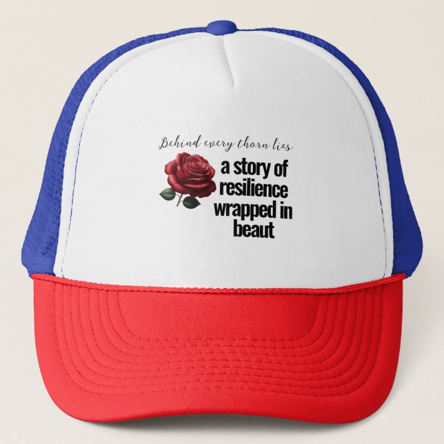 "Resilience in Bloom - Ro Quote Tee" Keps (Framsida)