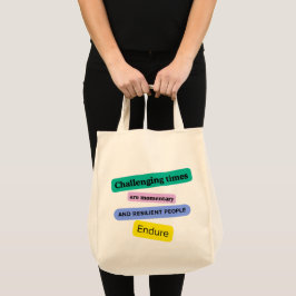 Resilience Tote Bag Tygkasse