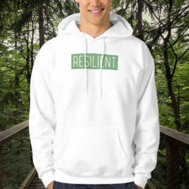 RESILIENT Hoodie – Byggd för att stiga, Tillverkad (Skapare uppladdad)