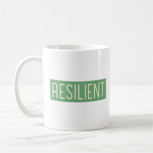 RESILIENT Klassisk Mugg – Styrka i Varje Klunk