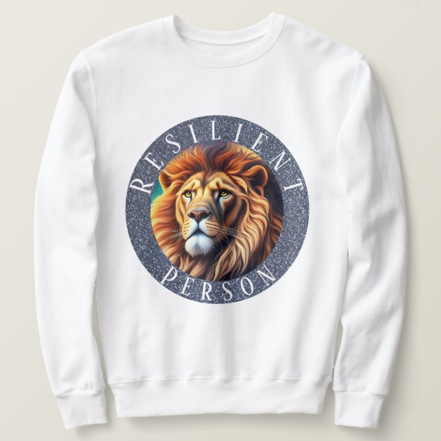 Resilient Person Lång Ärmad Tröja (Design framsida)