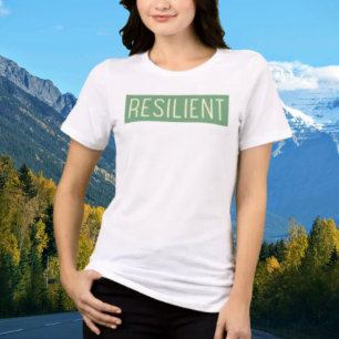 RESILIENT Statement T-shirt – Styrka • Tillväxt