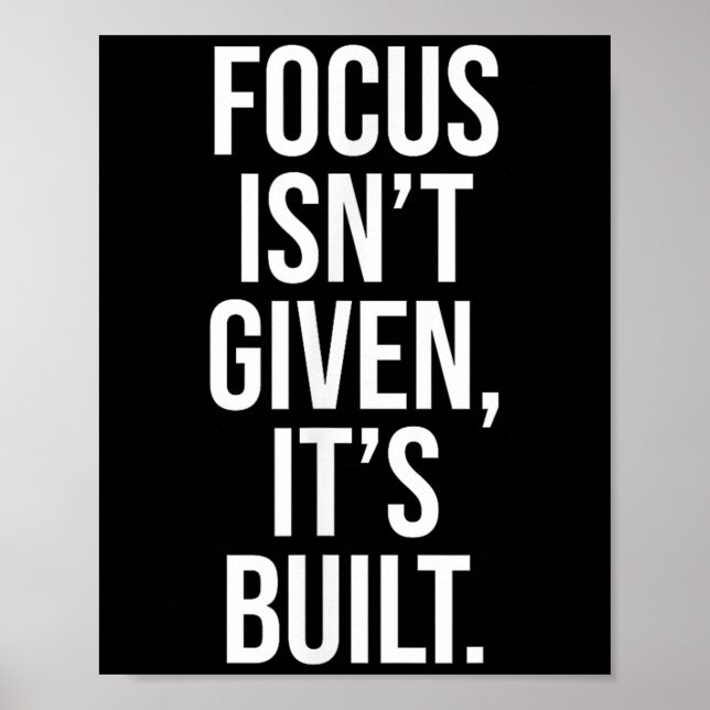 Resilient Stock Mindset Quote for Motivation och I Poster (Framsidan)