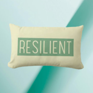 RESILIENT Throw Pillow – Strength You Can Lean On Lumbarkudde