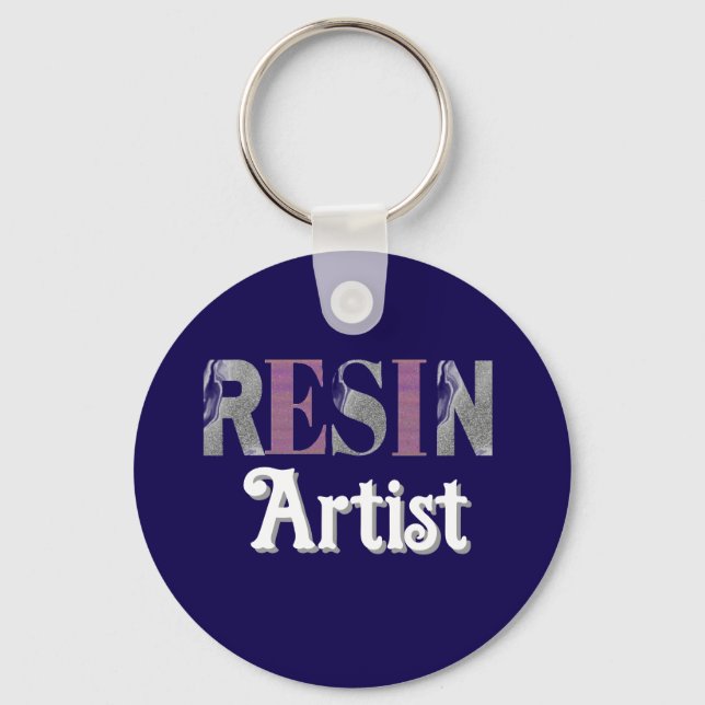 Resin Artist Crafter Nyckelring (Framsida)
