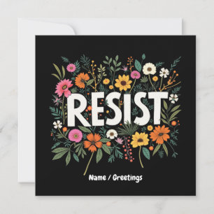 RESIST-Blommigtens antitrumppolitiska protester Inbjudningar