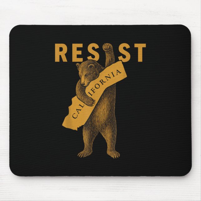 Resist California Bear  Musmatta (Framsidan)