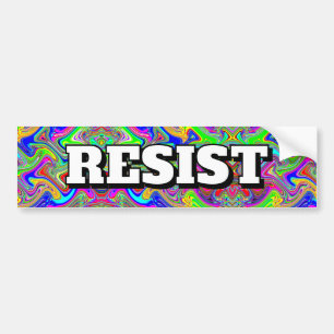 RESIST (du kan ändra ord) Bildekal