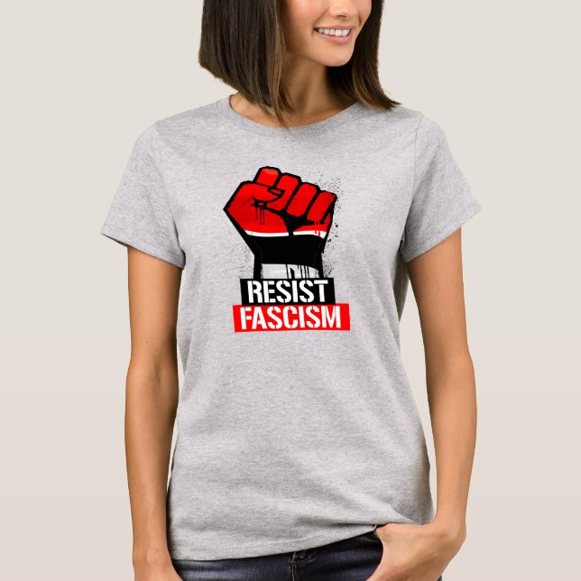 RESIST FASCISM T SHIRT (Framsida)