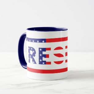 RESIST Förenade Stater Flagga Mugg