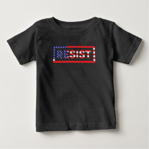 RESIST Förenade Stater Flagga T Shirt
