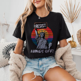 RESIST Händer utanför Frihetsgudinnans politiska o T Shirt