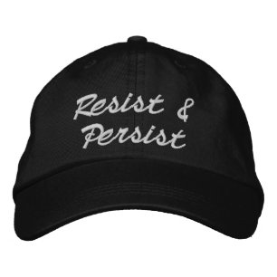 Resist och beständiga, vita, söta skript Embroir Broderad Keps