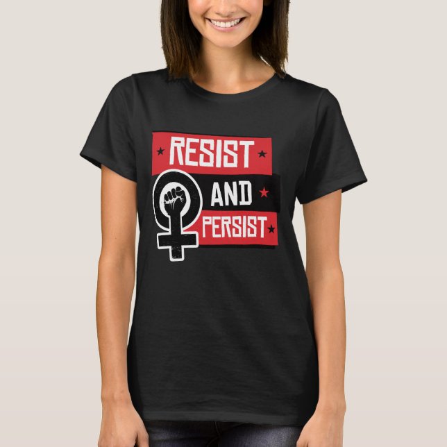 RESIST OCH PERSIST T SHIRT (Framsida)