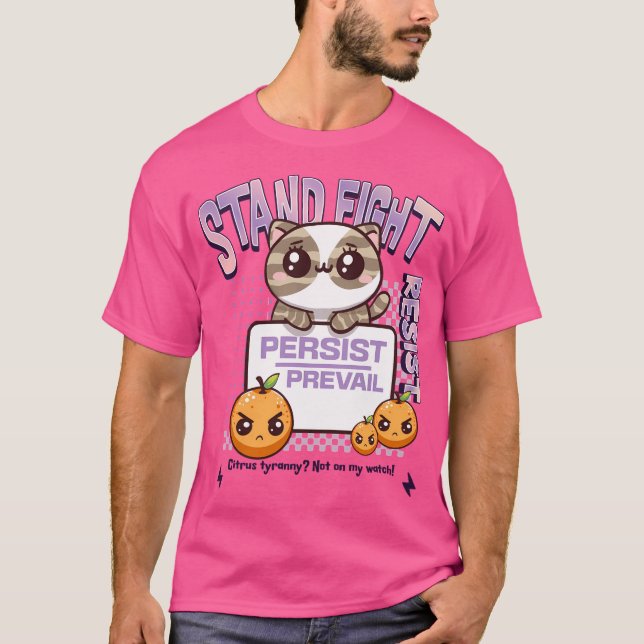 Resist Orange Tyranny T Shirt (Framsida)